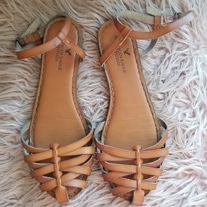 American eagle outfitters ankle strap huaraches